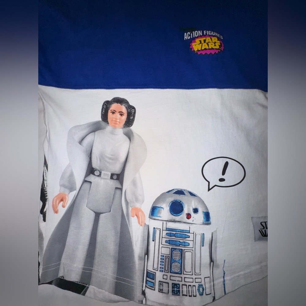 Disney D23 Expo 2022- Star Wars Vintage Action Figure Spirit Jersey Size XS - Picture 7 of 13
